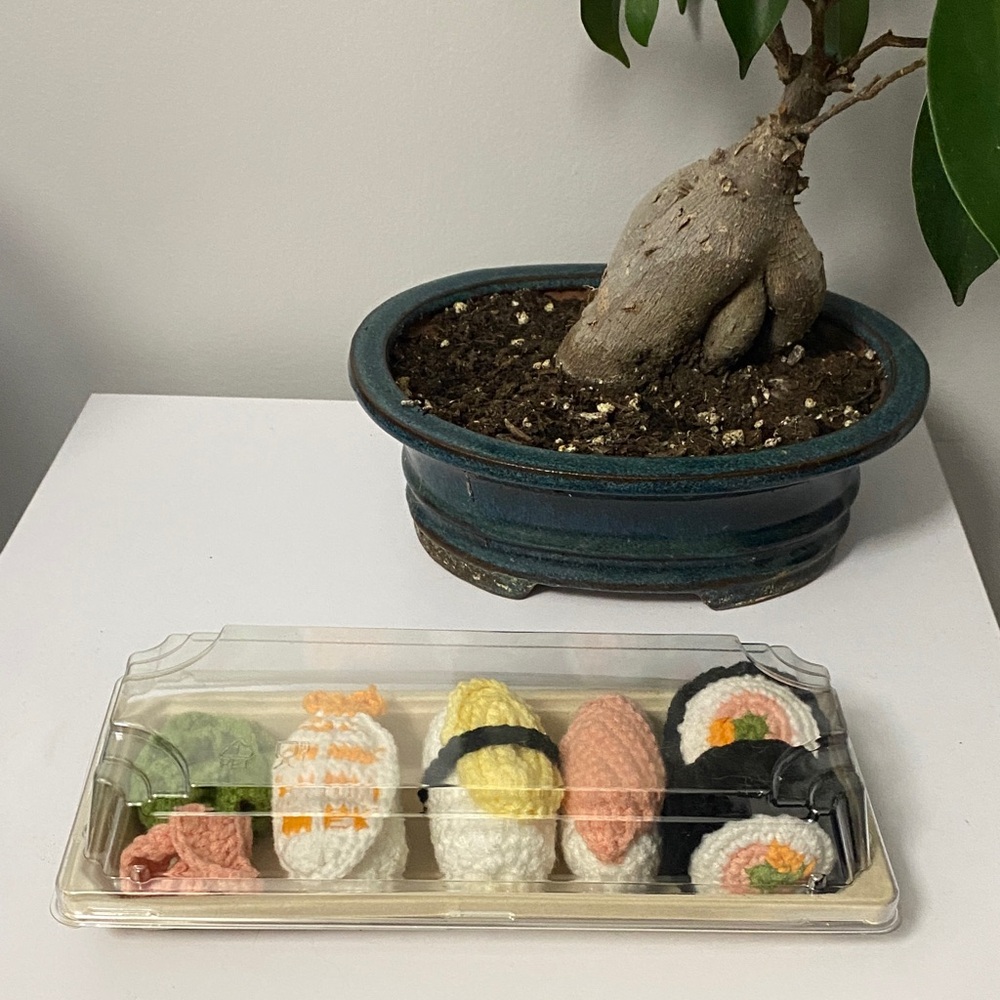 Handmade Crochet Sushi Set